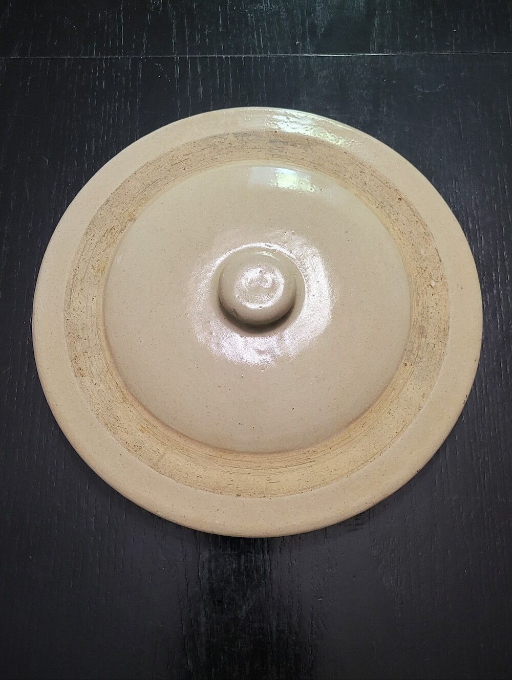 Vintage Crock/ Stoneware Lid